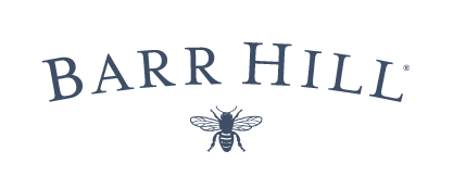 Barr Hill logo with a bee illustration.