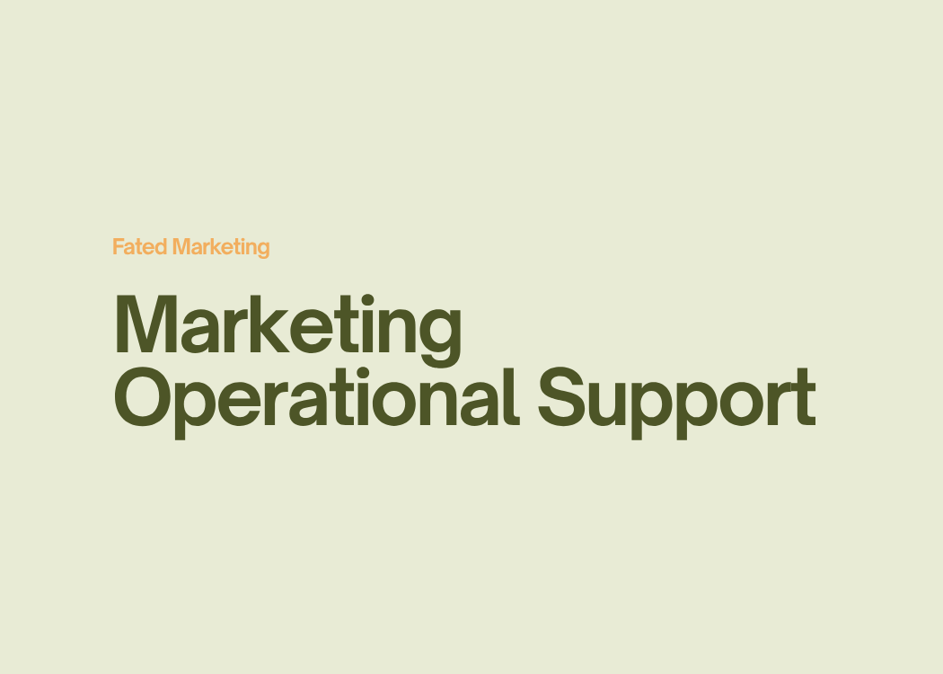Marketing Operational Support
