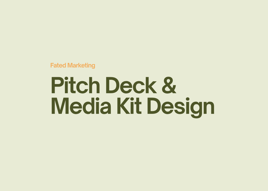 Pitch Deck & Media Kit Design