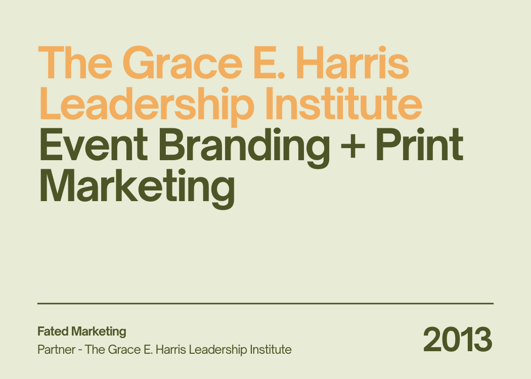 Event Branding + Print Marketing