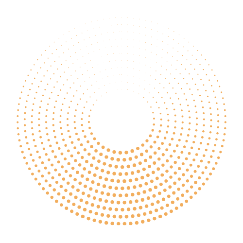 Fated Marketing Orange Dotted Circle