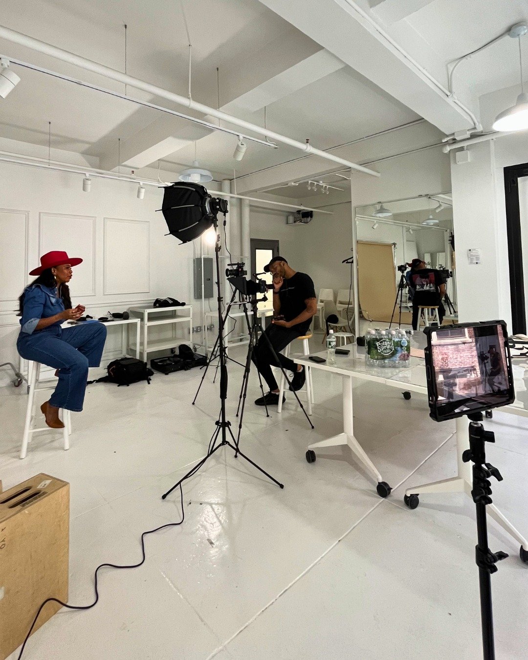 Our sets feel calm. That's not an accident.

Filming is stressful. The clock is always ticking. Budgets are real. Something always goes sideways.

But the client doesn't need to feel any of that. They need to feel safe enough to show up as themselves