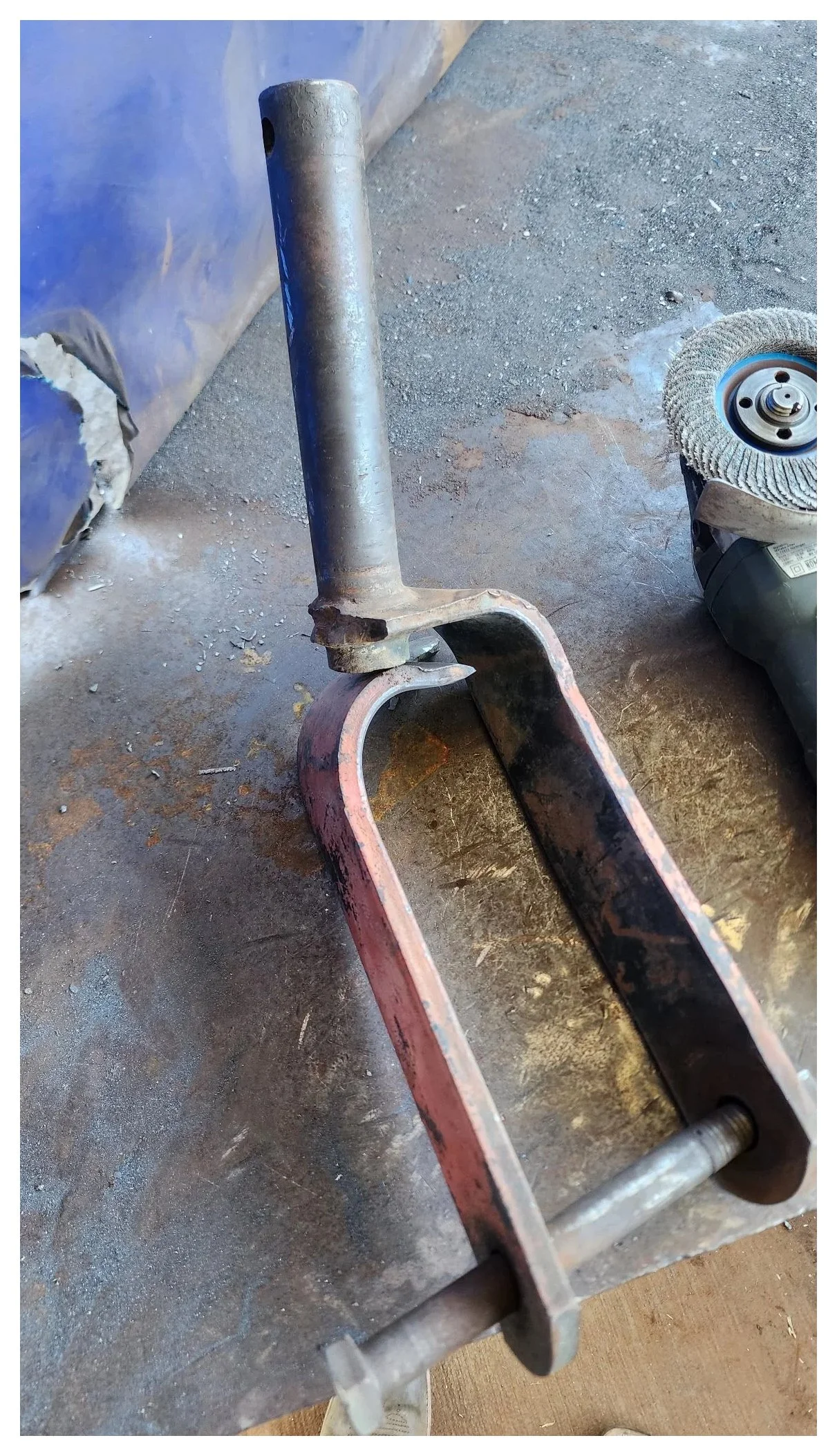 Lawn Mower Castor Fork