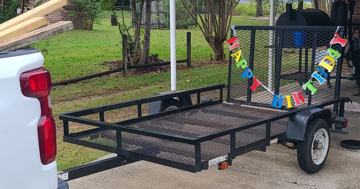 Trailer railing after