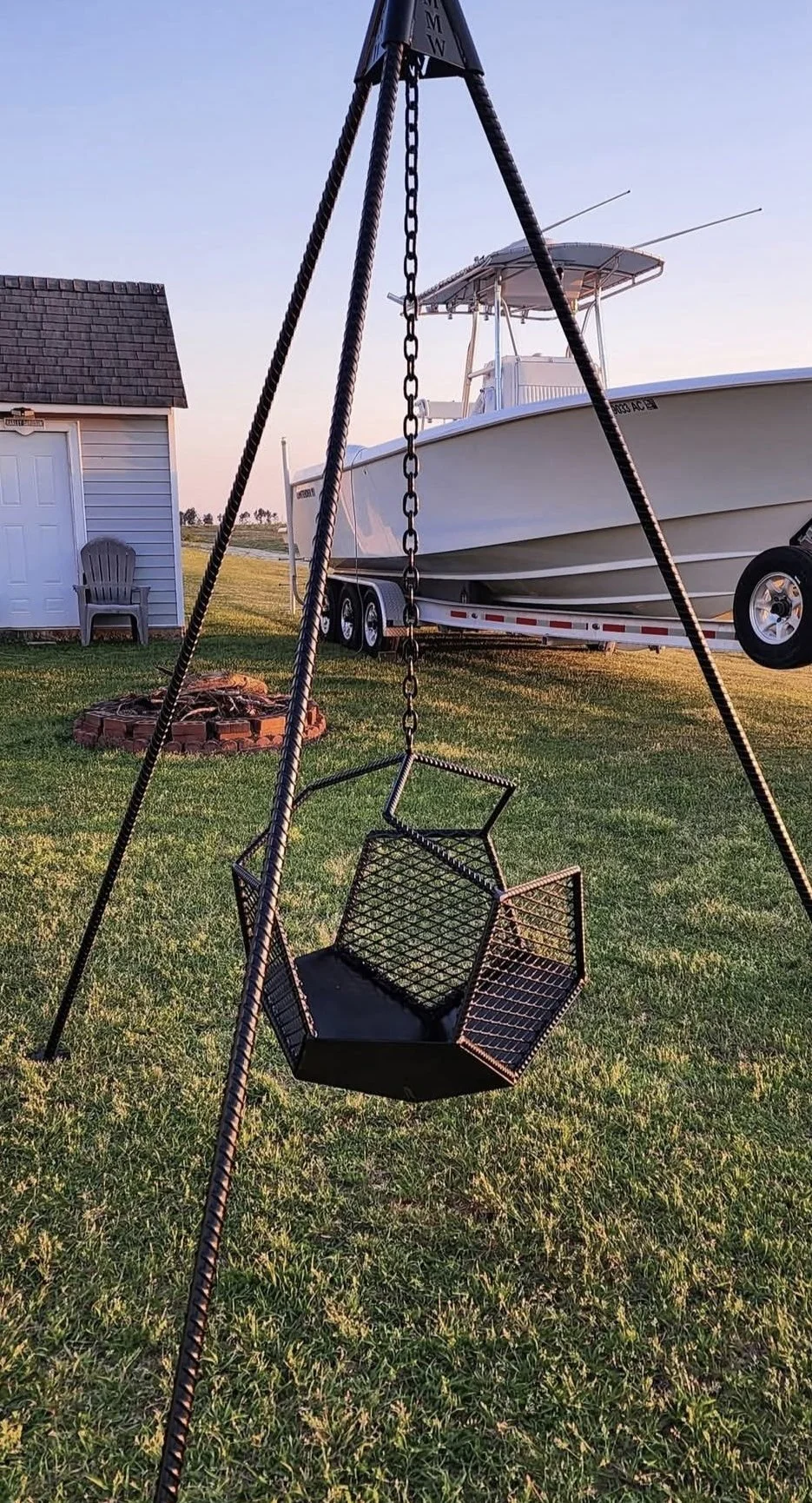 Suspending Fire Pit