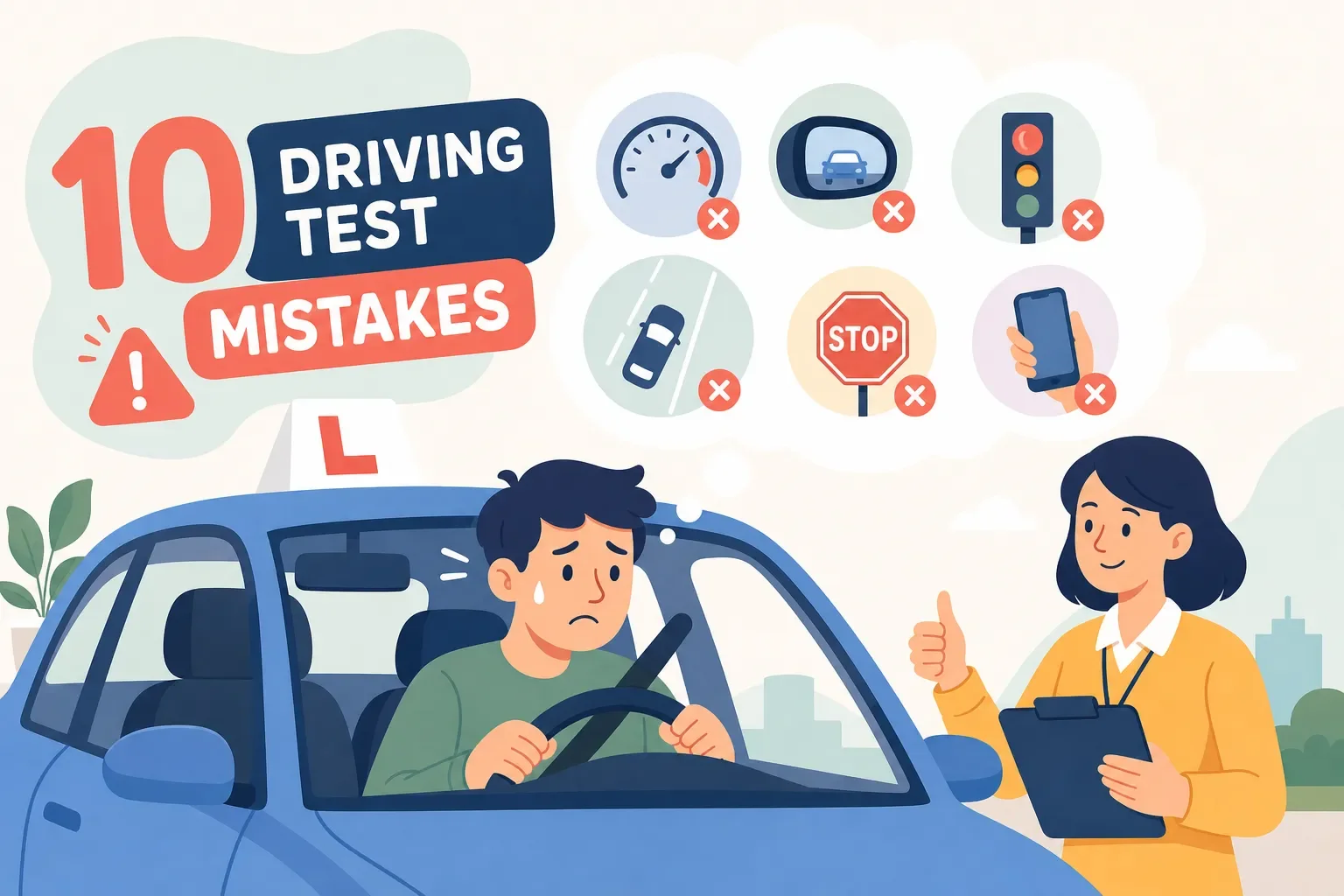 10 Common Driving Test Mistakes (And How to Avoid Them)