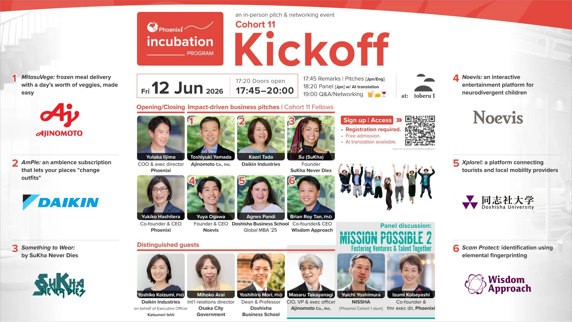 Phoenixi Cohort 11 Kickoff
