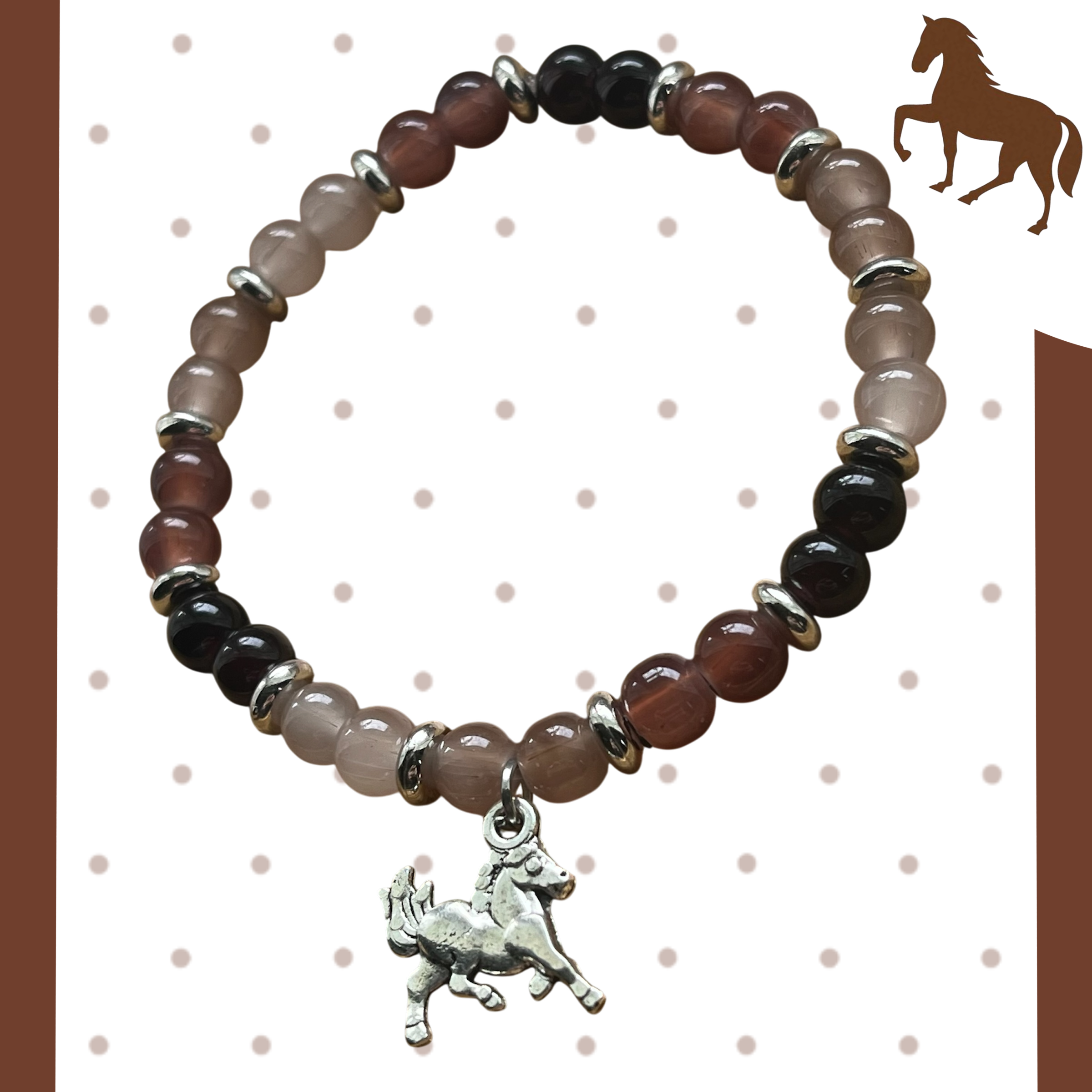 Chestnut Horse Bracelet