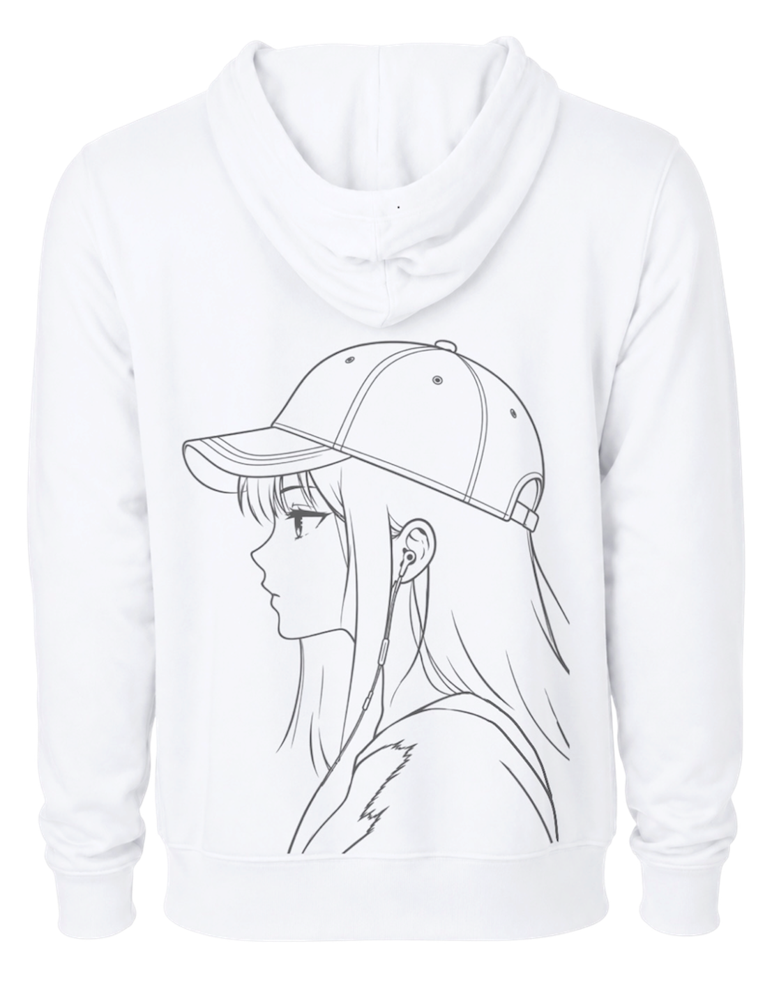 erica / fitted cap / hoodie