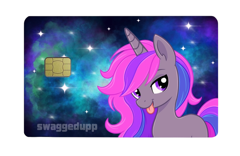 UNICORN credit / debit card sticker