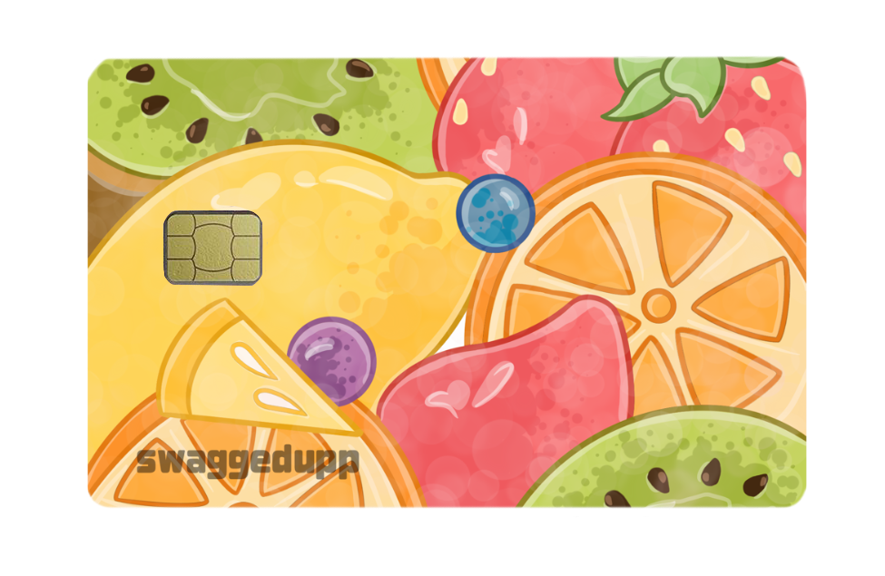 FRUIT credit / debit card sticker