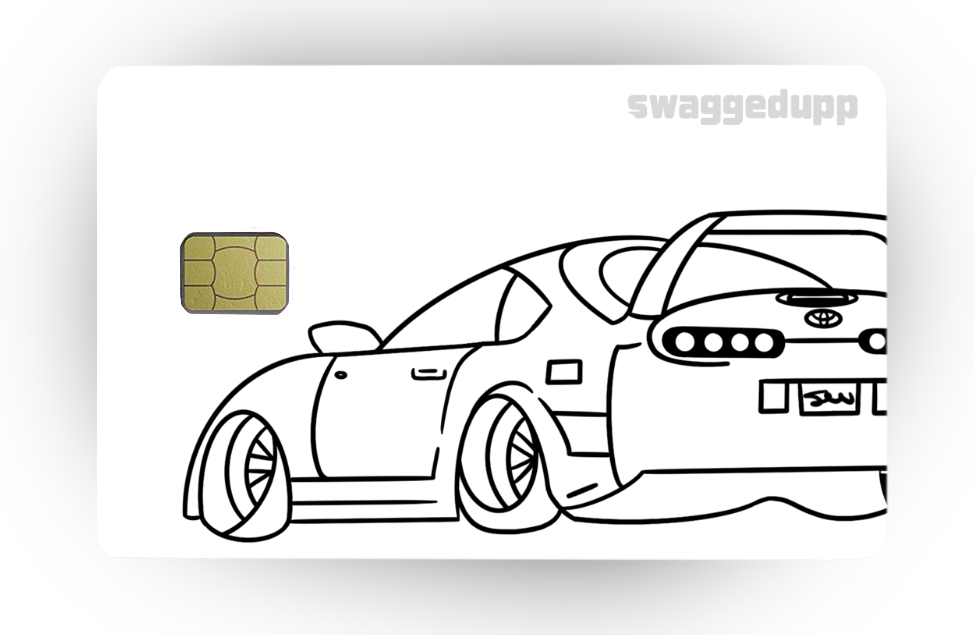 SUPRA credit / debit card sticker