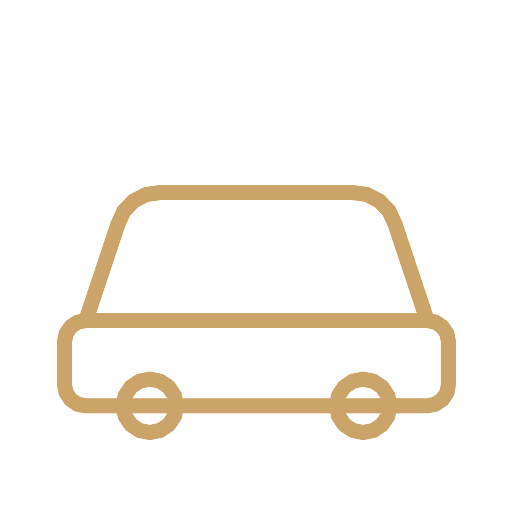 Icon of a car with a question mark above it.