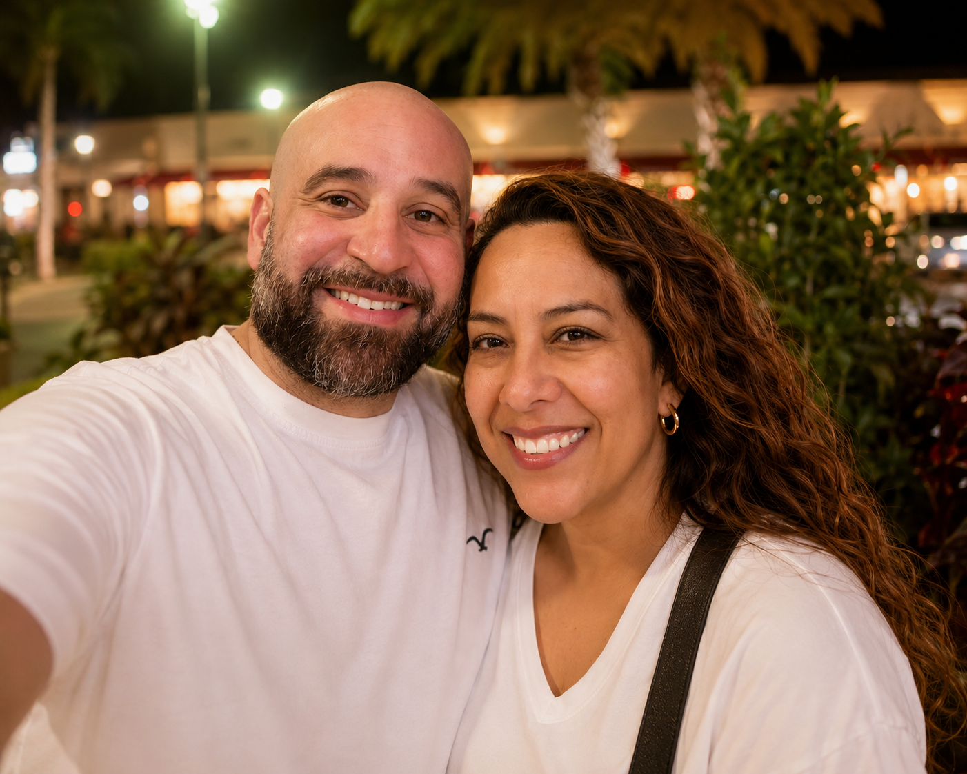 “Founders of Highly Flavored Catering, Giovanni and Paula Martinez, sharing the passion, warmth, and family values behind their catering and event experiences.”