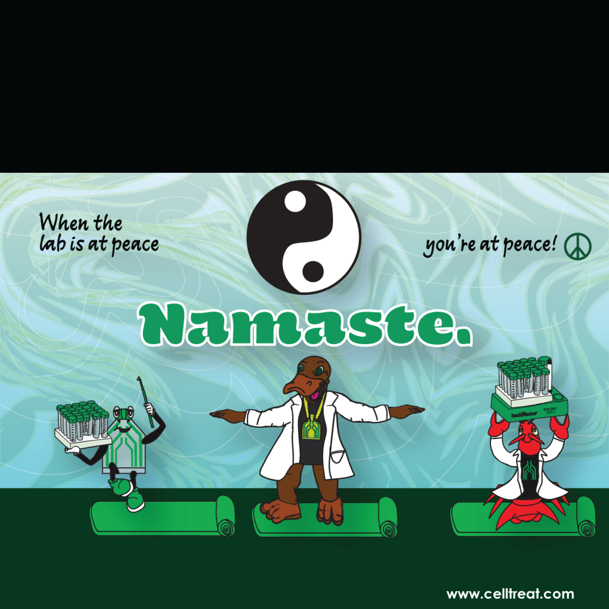 Celltreat Yoga Namaste