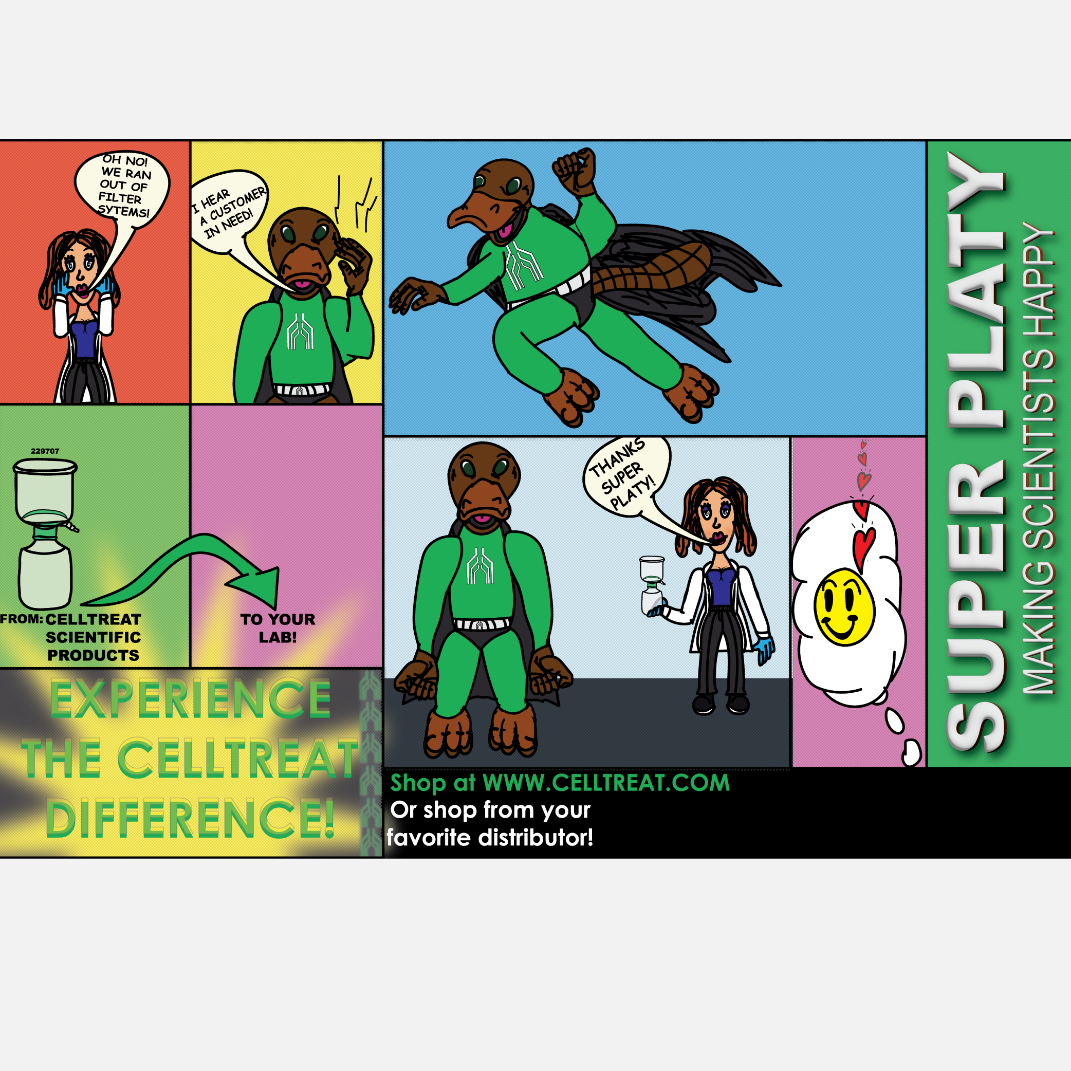 CELLTREAT SUPER PLATYPUS