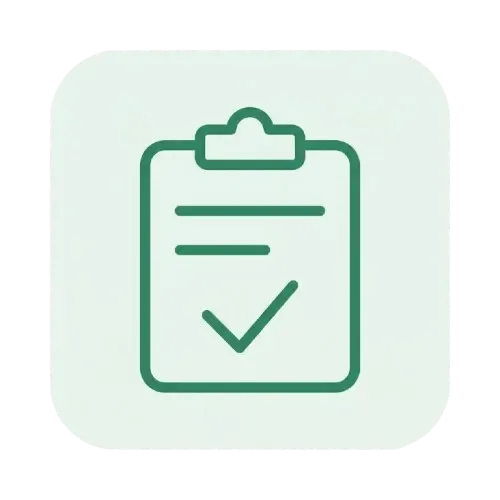 Icon representing same-day response and reliable scheduling for exterior cleaning appointments