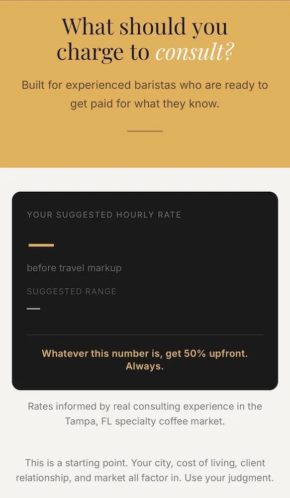 cafeconpao.com/consultingcalculator