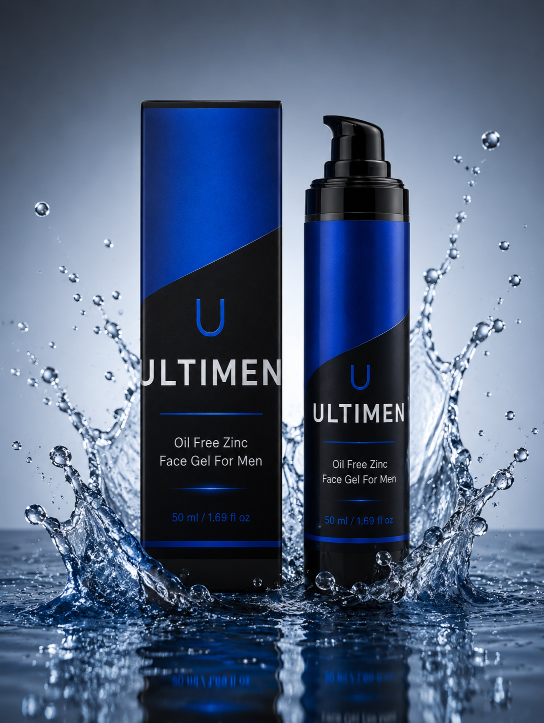 ULTIMEN Oil-Free Zinc Face Gel for Men