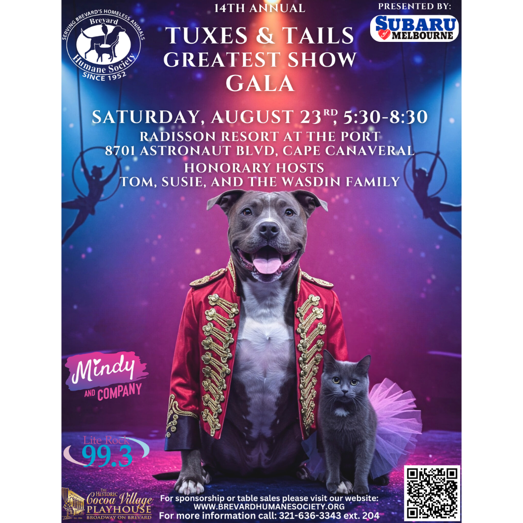 Tuxes & Tails Gala Poster.