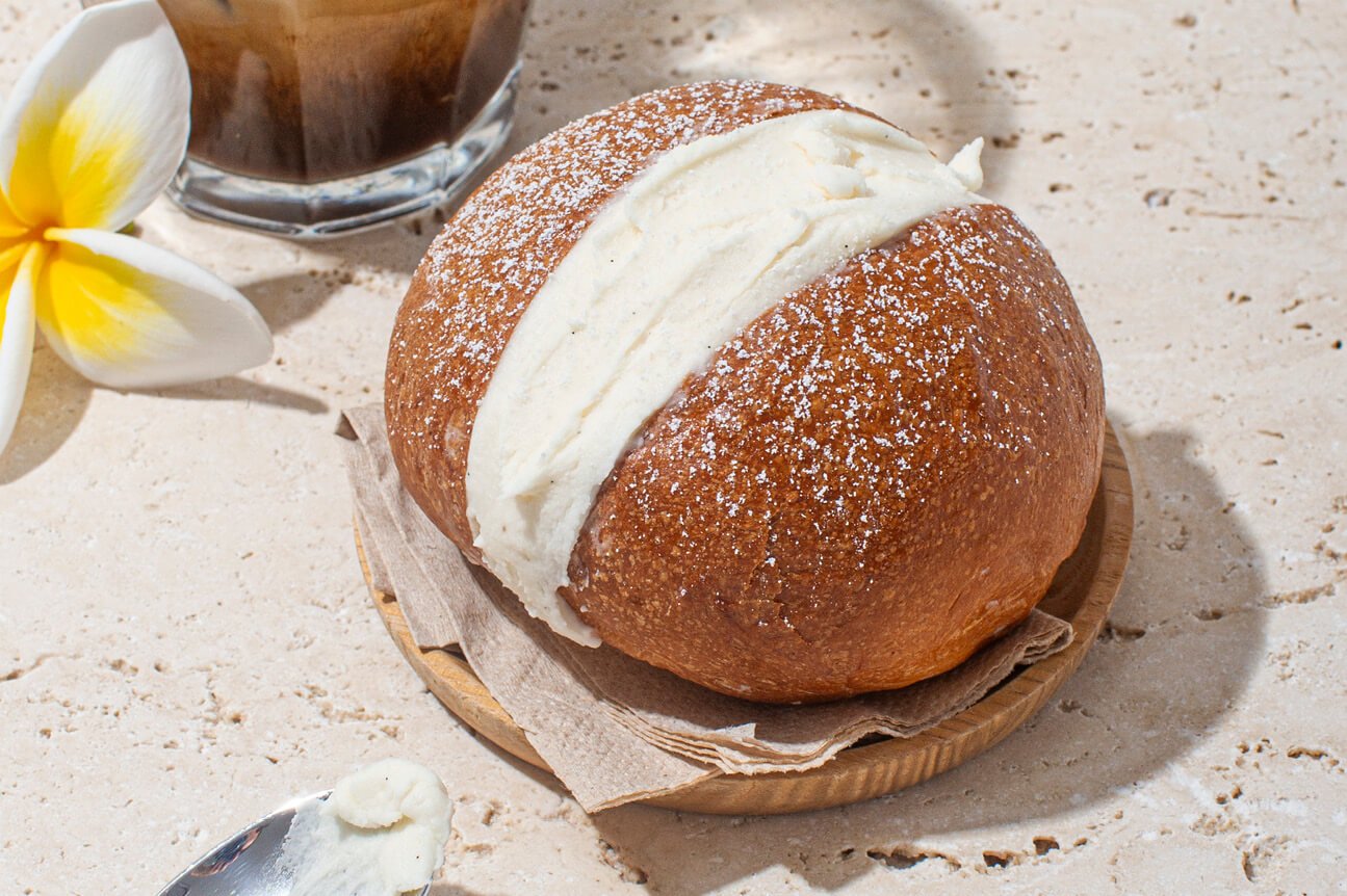 VANILLA ICE CREAM BRIOCHE BUNS