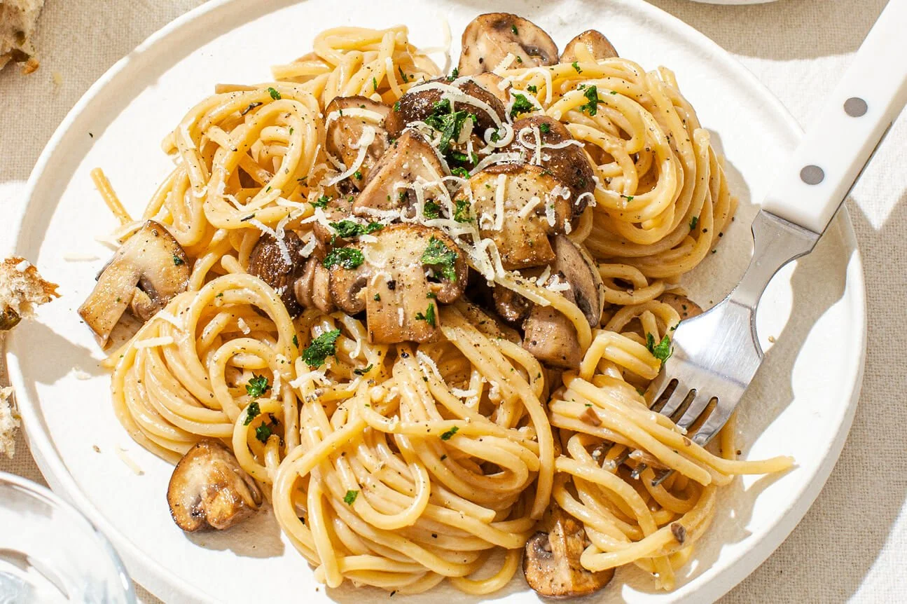 VEGAN MUSHROOM PASTA