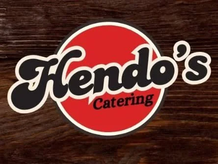 Hendo’s Catering logo, a local food and catering vendor in Upstate South Carolina.