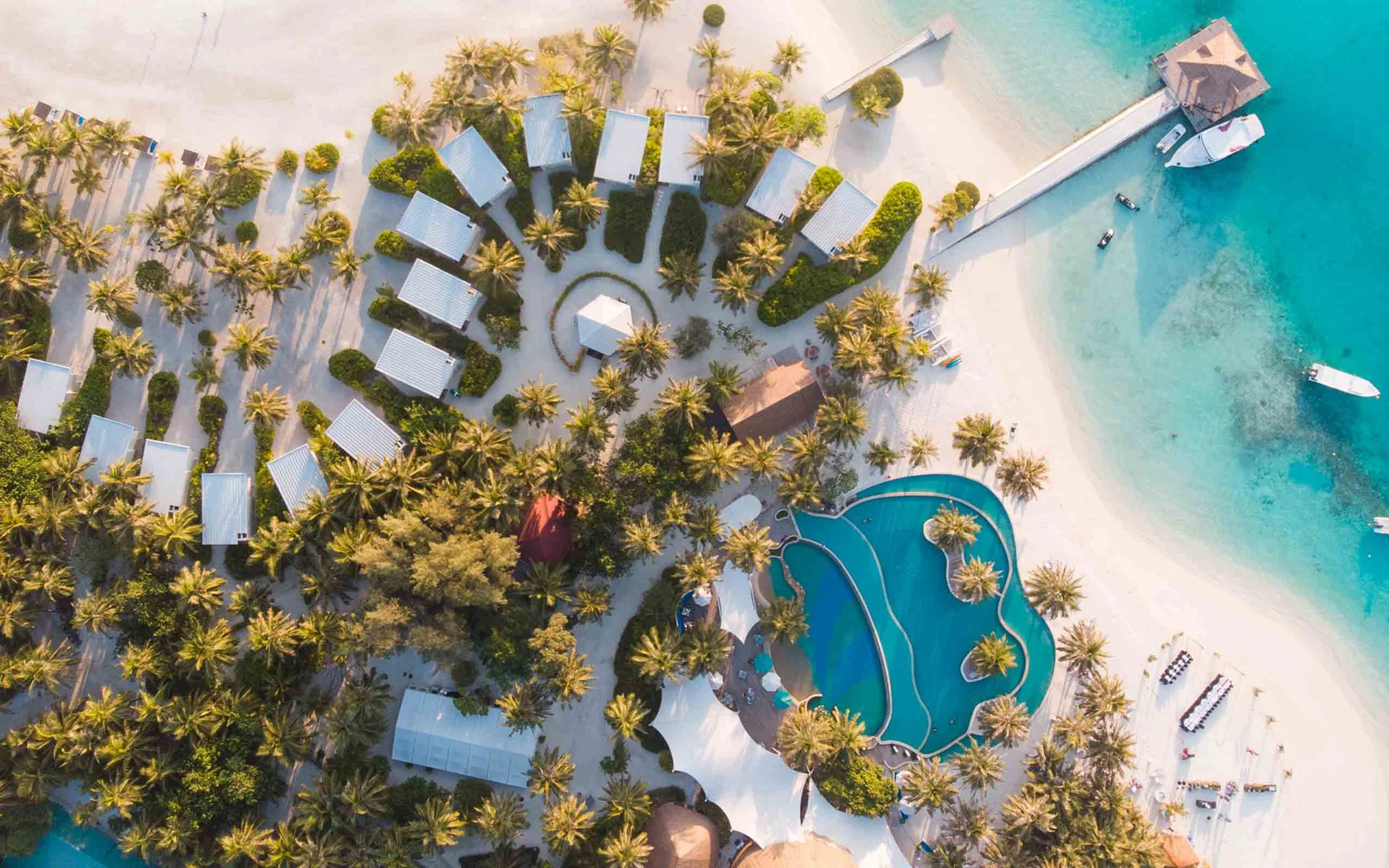 Kandooma maldives drone view
