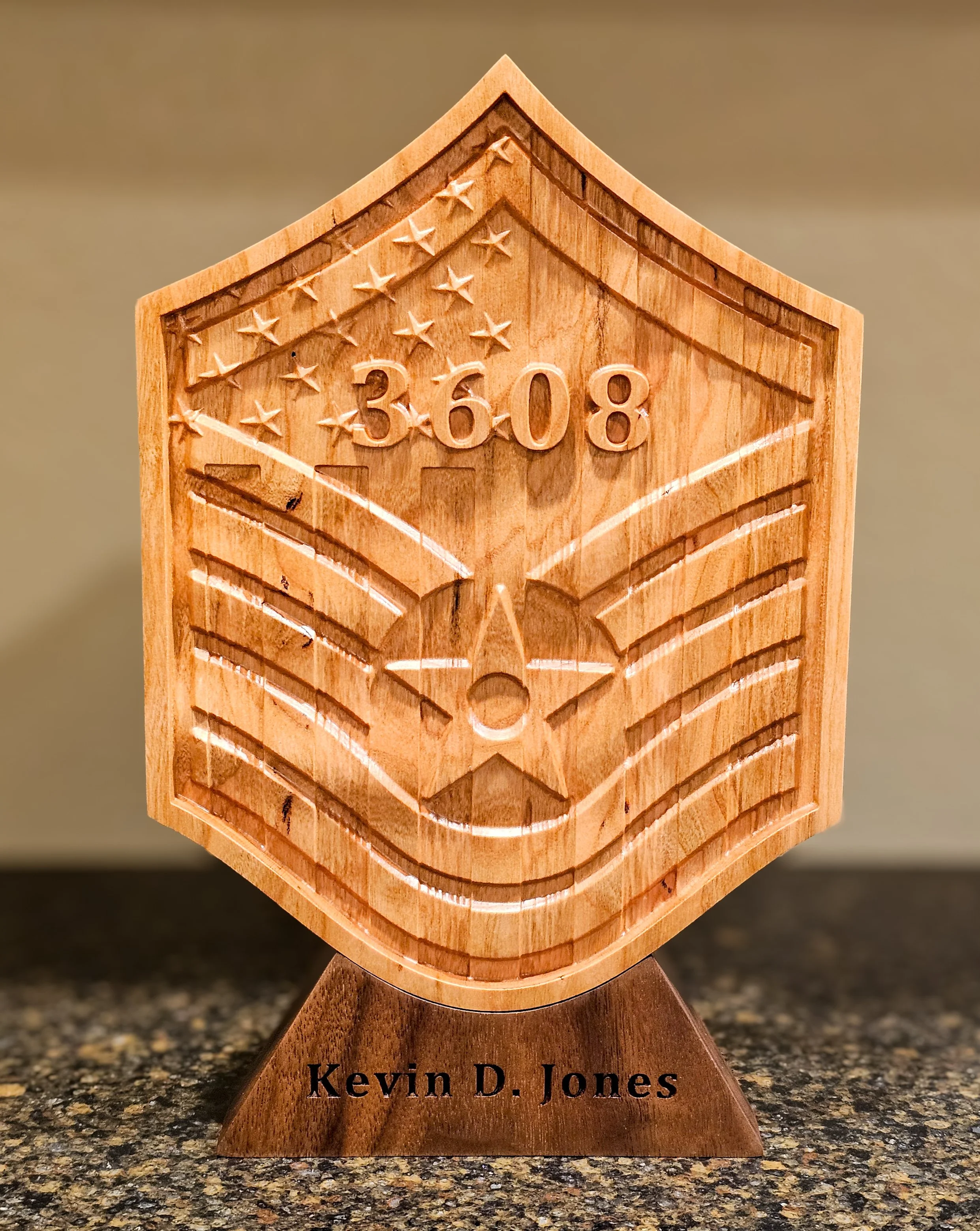 Custom Air Force SNCO Flag Rank