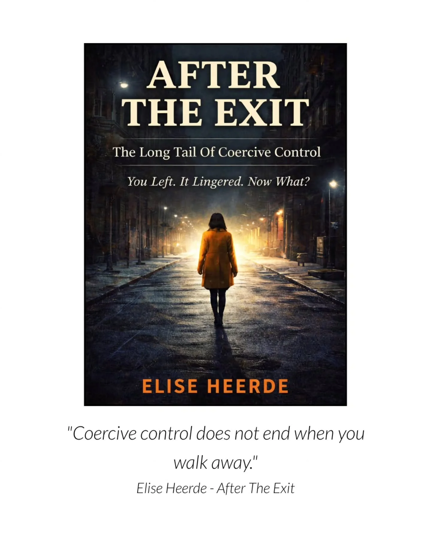 If you've ever wondered why you're not "over it" yet, why your body still reacts as though danger is present, or why freedom feels disorienting instead of liberating - you're not alone.

After the Exit: The Long Tail of Coercive Control is 