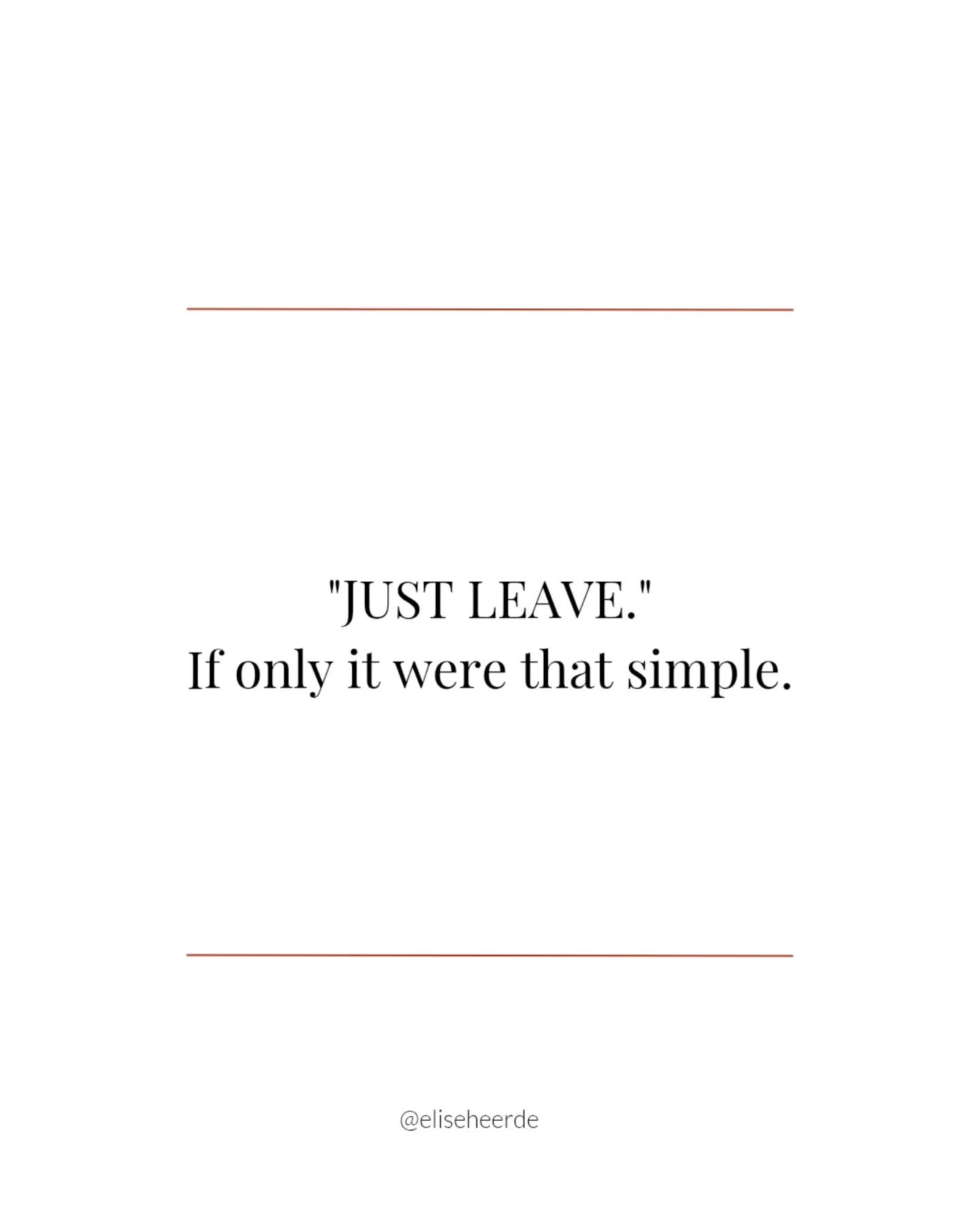 "Just leave." It is one of the most common things survivors of high-control churches and groups hear. And it fundamentally misunderstands what they were actually inside.

Leaving is not one decision. It is a thousand micro-decisions, each l