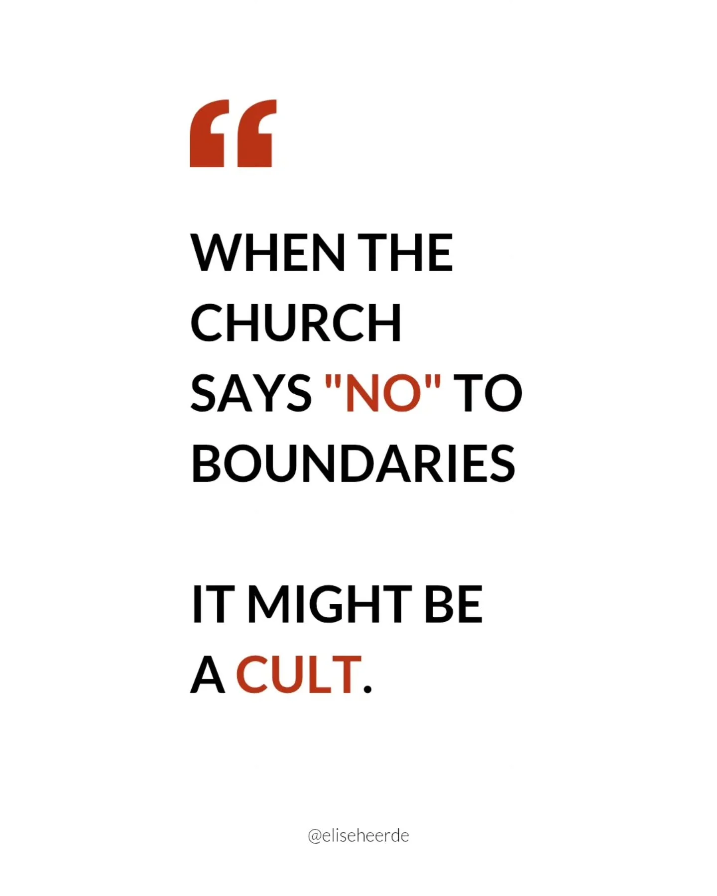 In high-control religious spaces, boundaries have a hierarchy. The leader's time is protected. Their family is off limits. Their decisions are non-negotiable. Their authority can't be questioned. Those are boundaries, and everyone is expected to hono