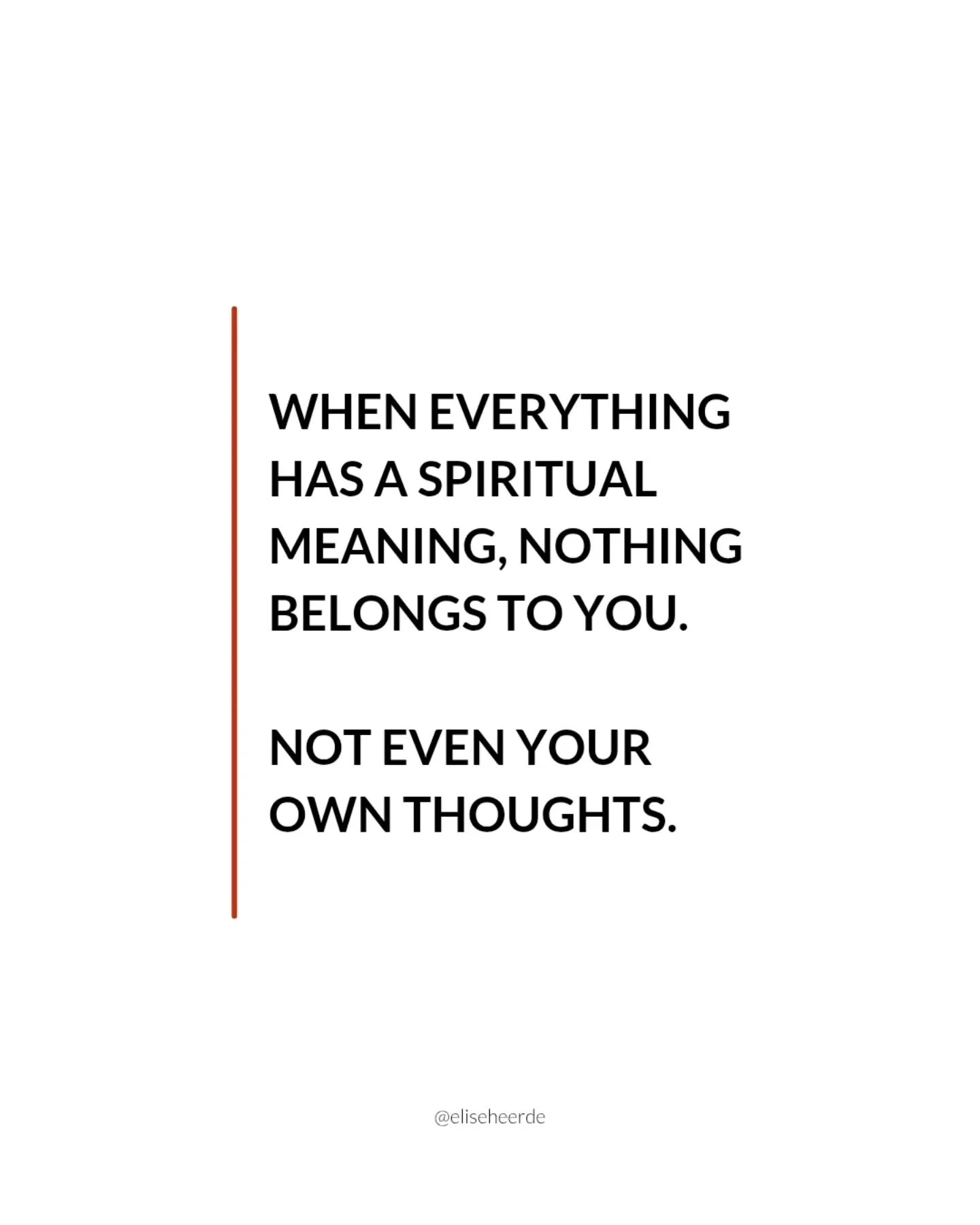 In high-control churches, nothing is secular.
Every coincidence is a sign, every setback is a test, every doubt is an attack, every instinct that threatens the system gets reinterpreted until you can't trust your own perception.

This isn't accidenta