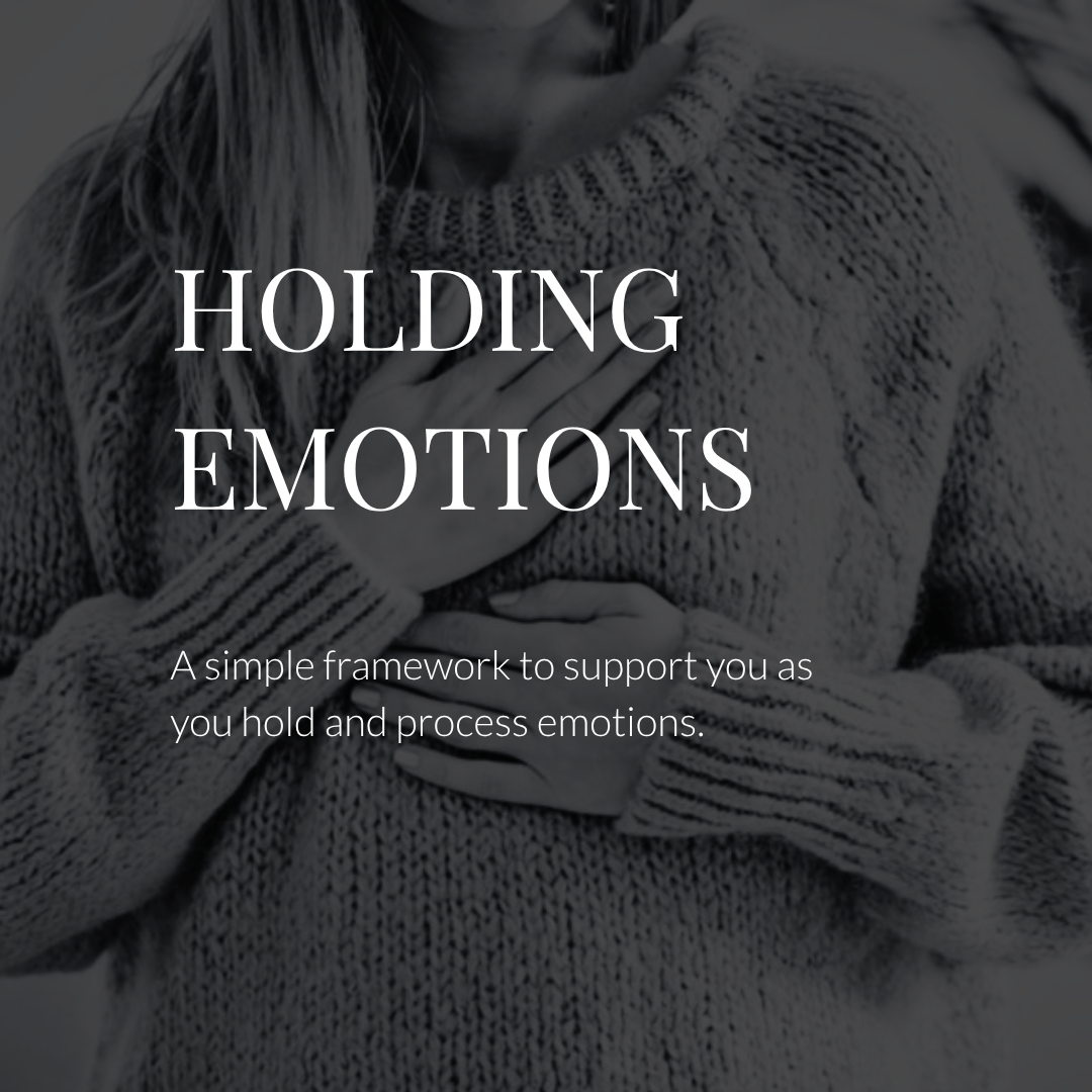 Holding Emotions - Journal Template