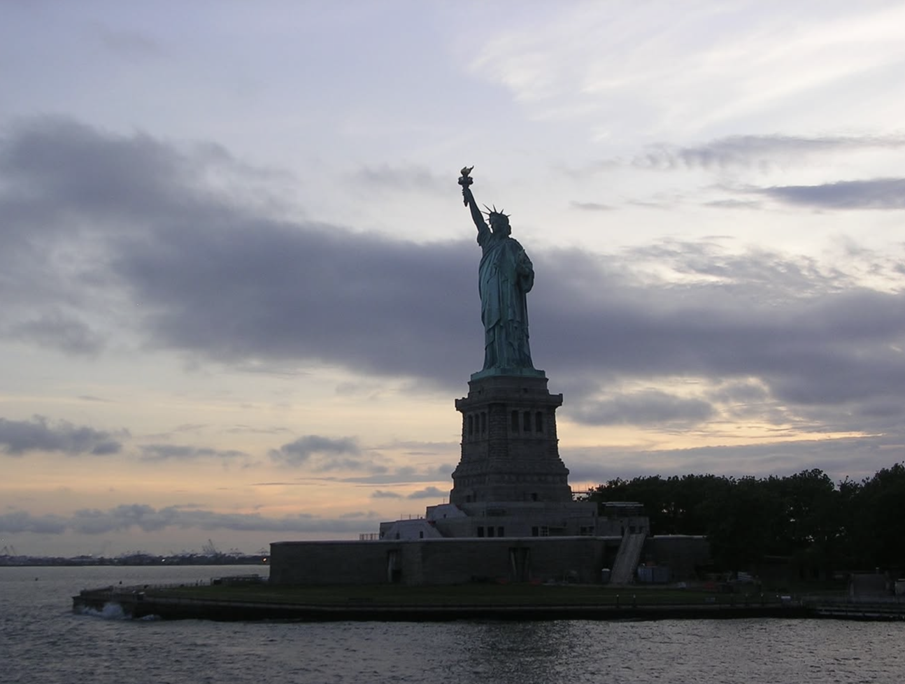 An original photo of the Statue of Liberty, by myself.