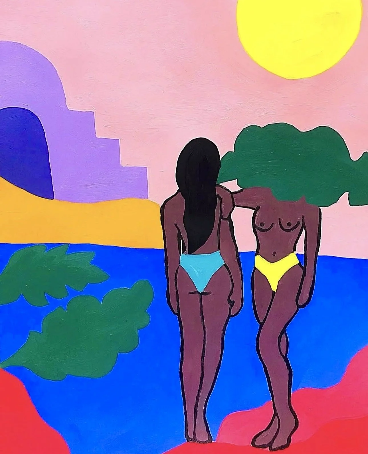Land and sea