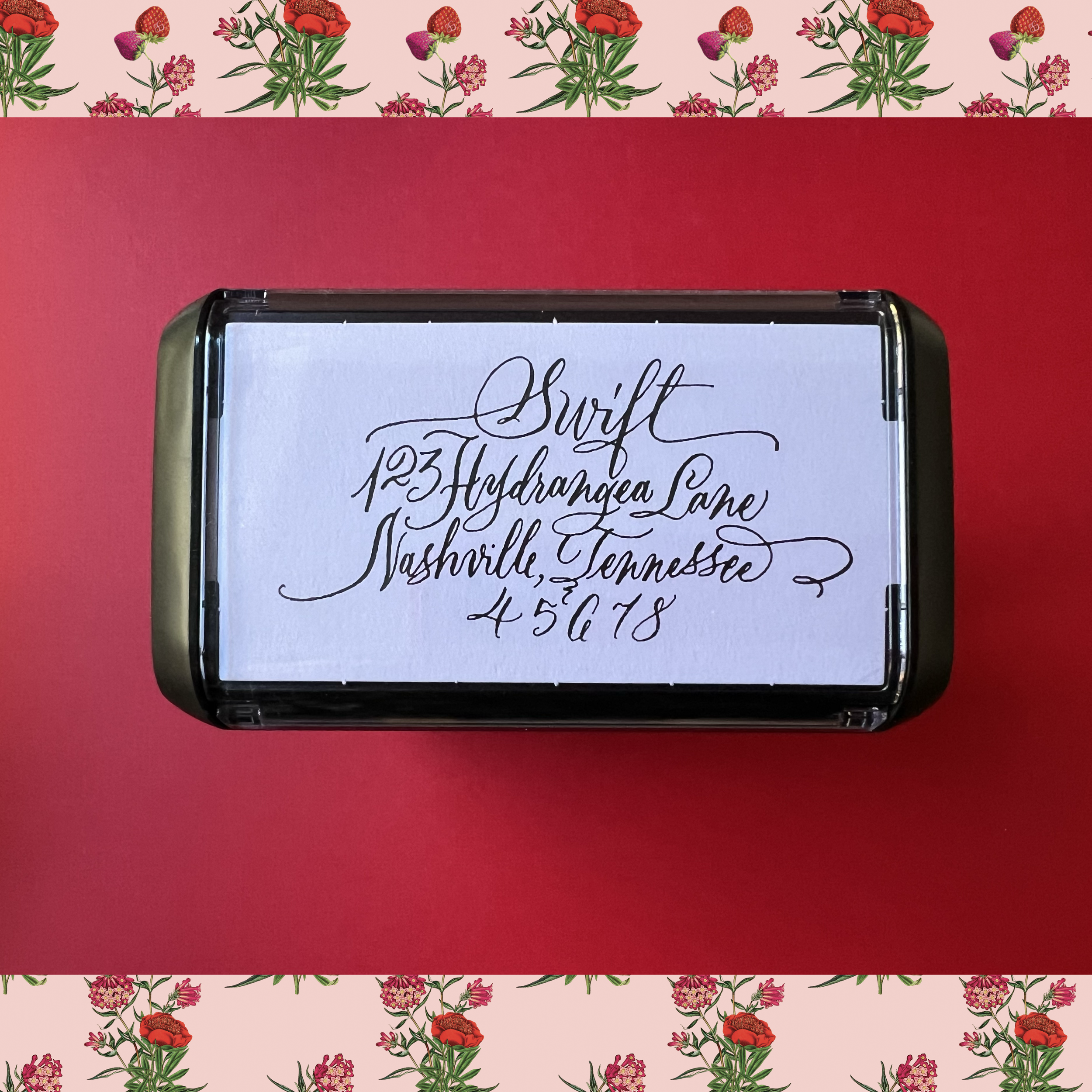 Custom Self-Inking Stamp