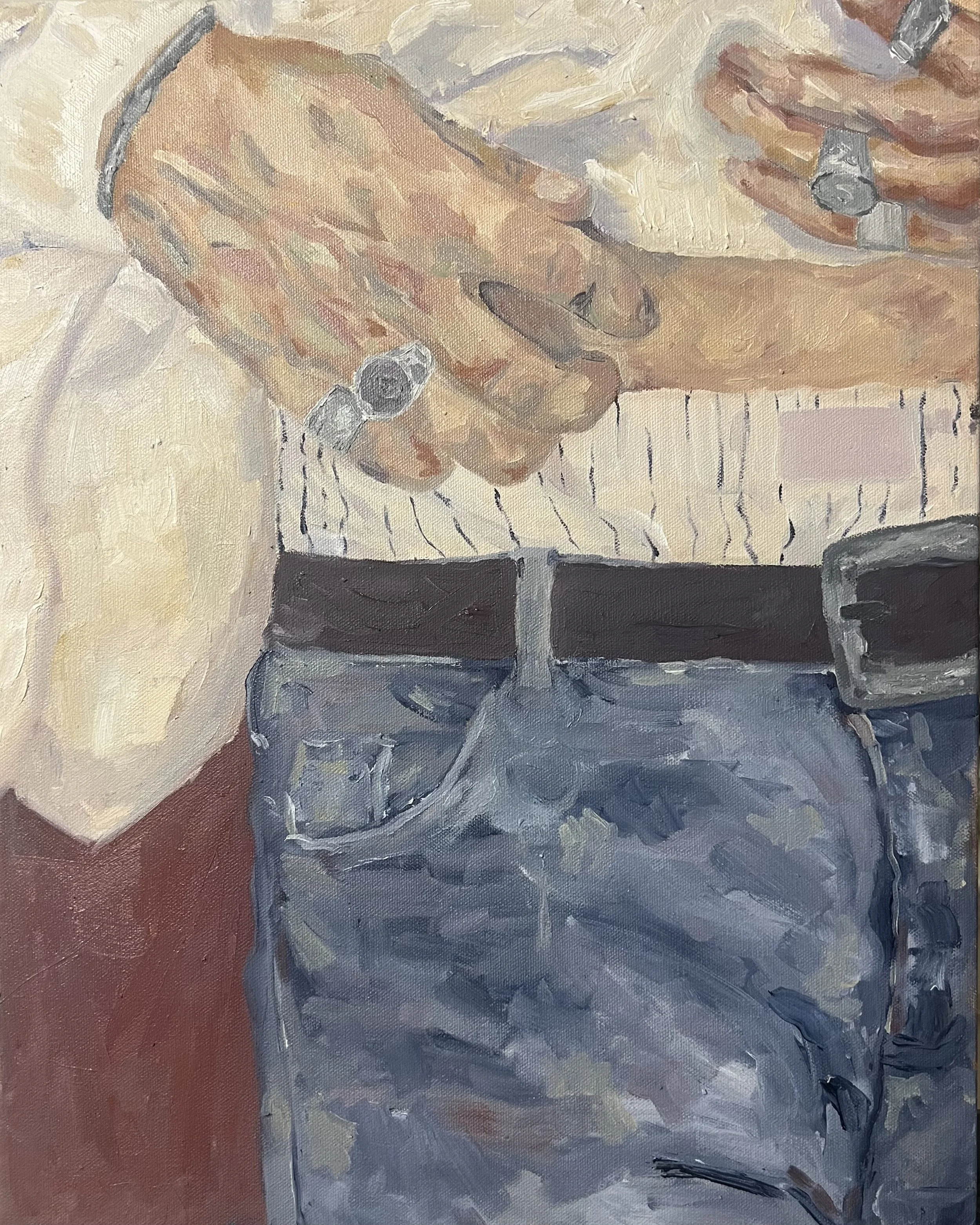 "Sweet Nothing, Kinda"
16x20, Oil on Canvas 
2025