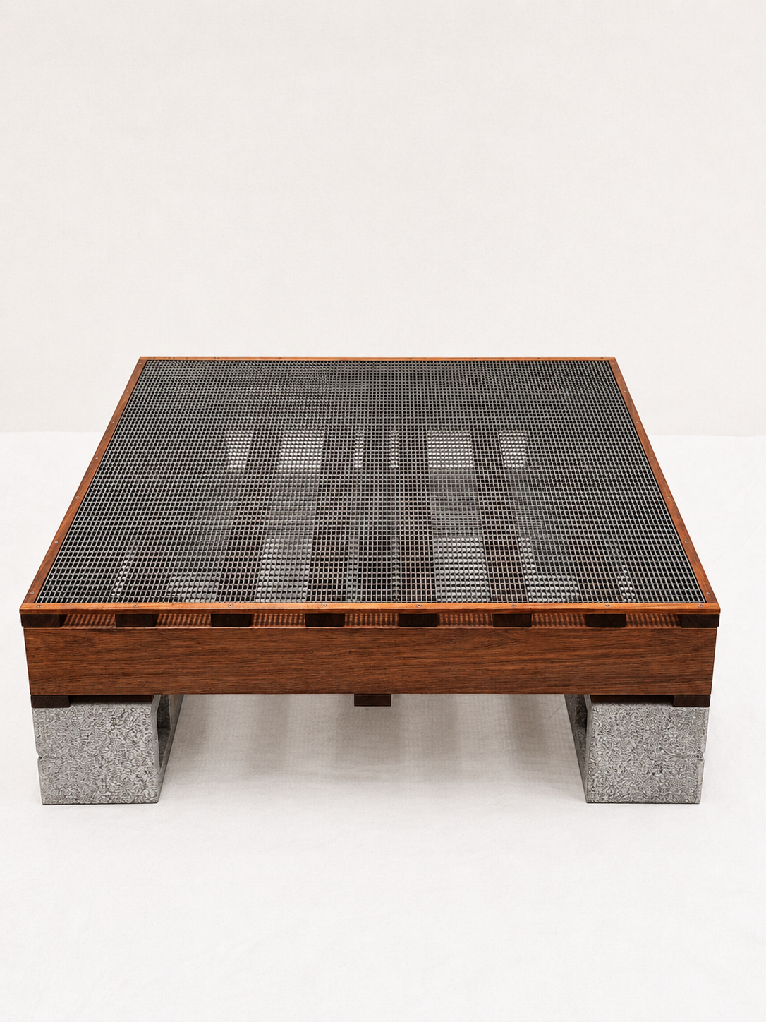 Grid coffee table