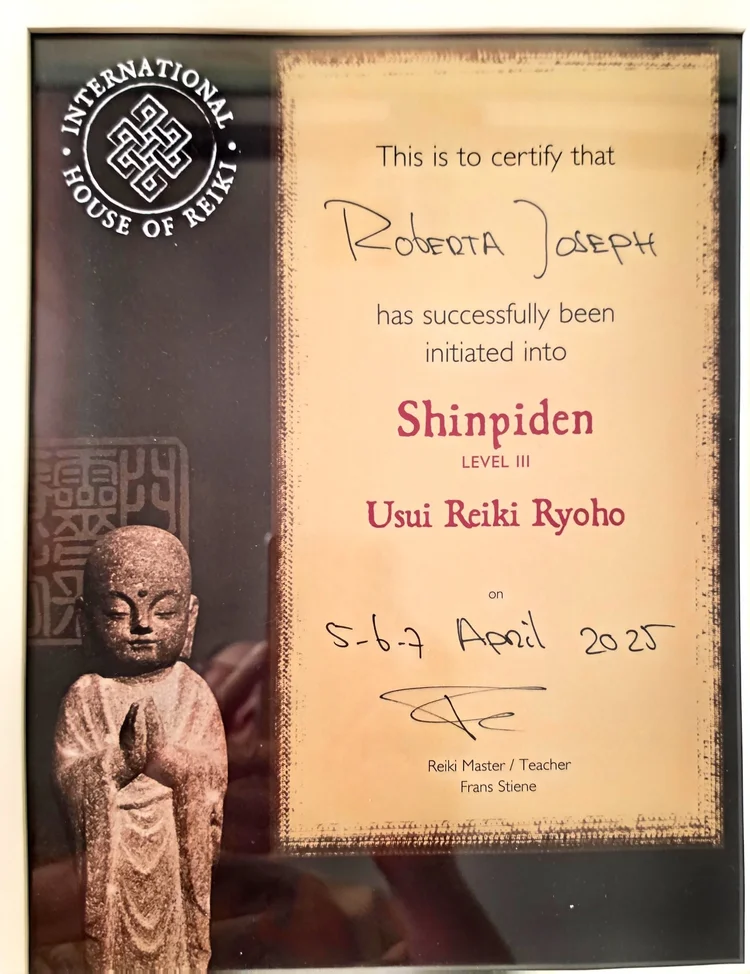 Shinpiden Level III certificate, April 2025