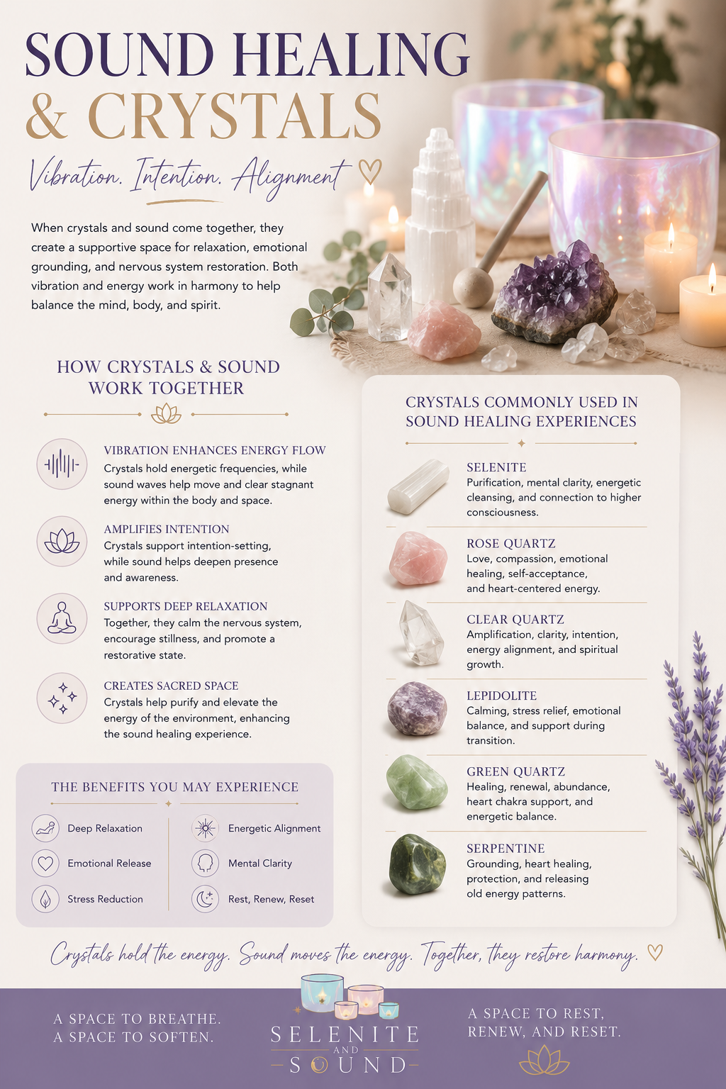 How Crystals Support Sound Healing