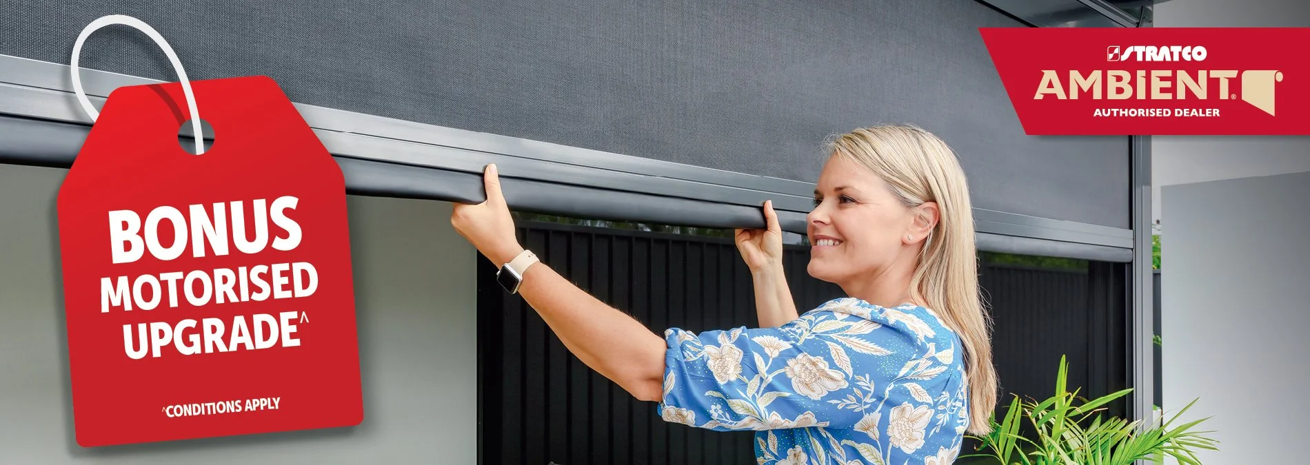 Stratco Ambient Blinds - Platinum Decks