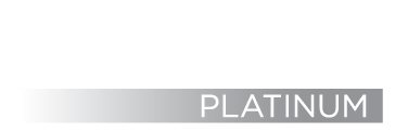 Trex Pro Platinum certified installer badge for Platinum Decks & Patios, highlighting composite decking expertise