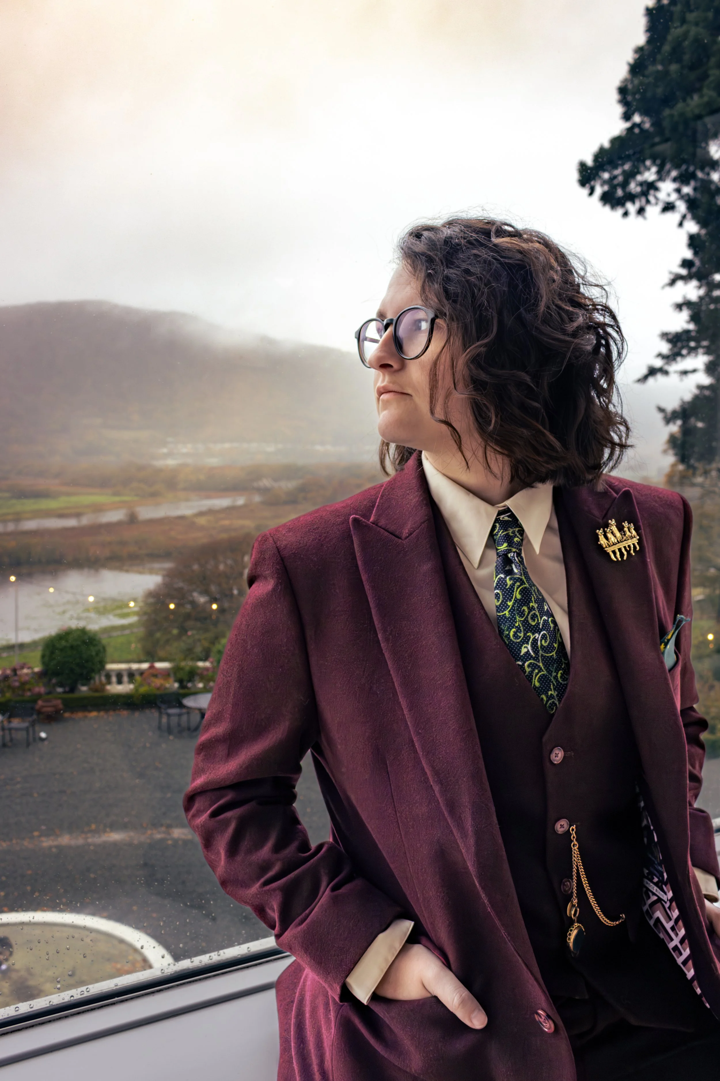 Alternative wedding inspiration featuring modern, non-traditional bridal fashion and styling.