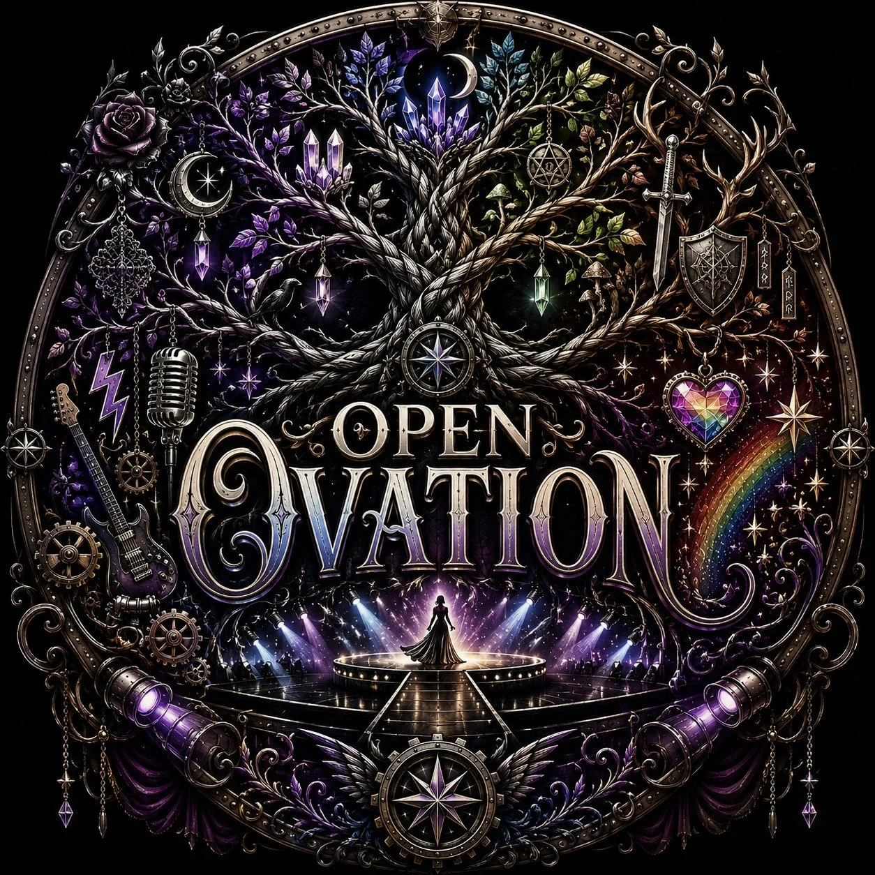Open Ovation world celebrating performers, musicians, entertainers and creative wedding experiences.