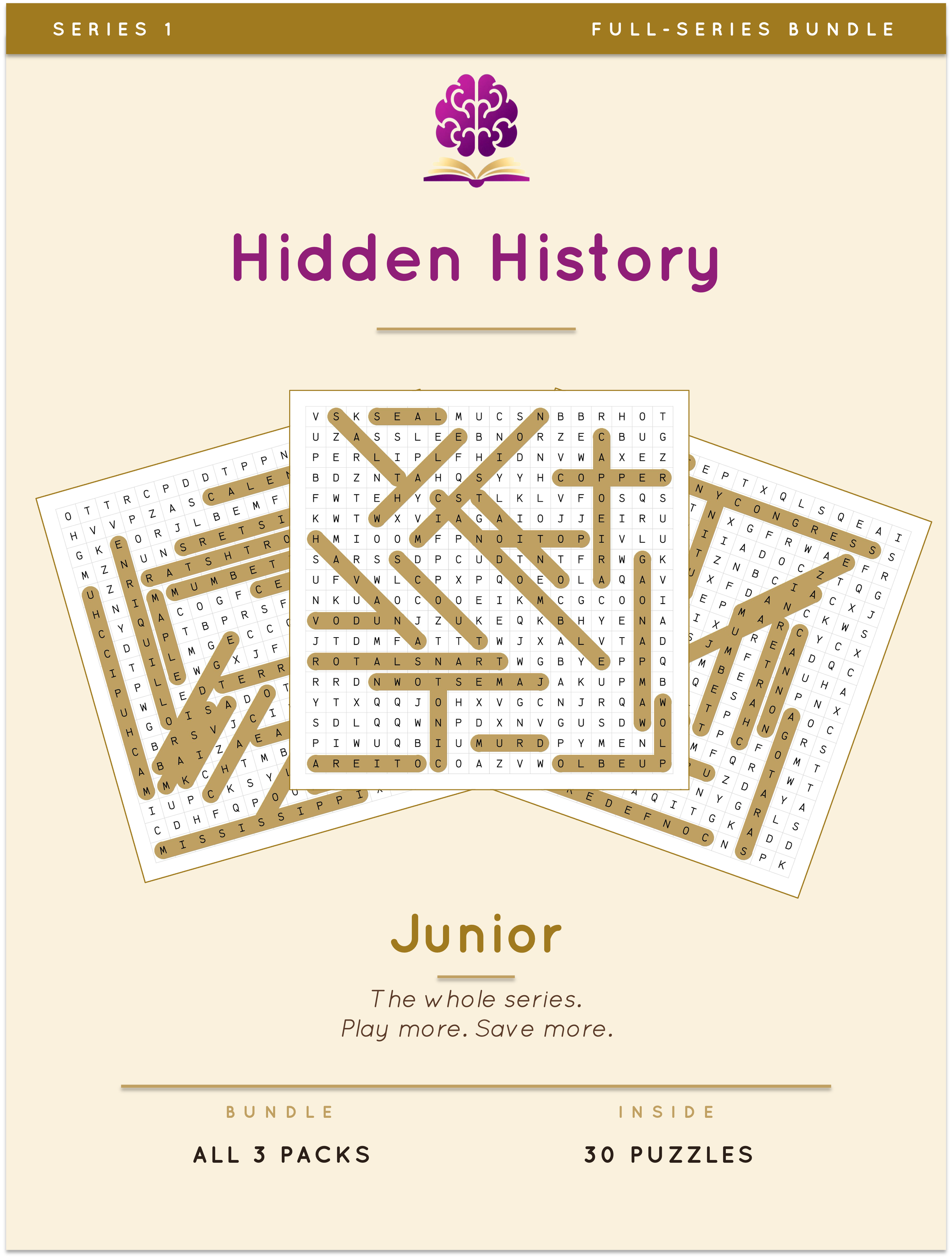 Kids word search puzzle book