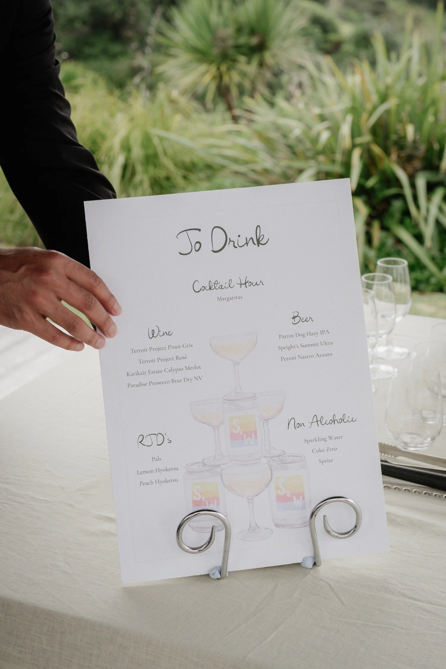 S & W Drinks Menu  |  A4  |  Valo Photo & Cinema
