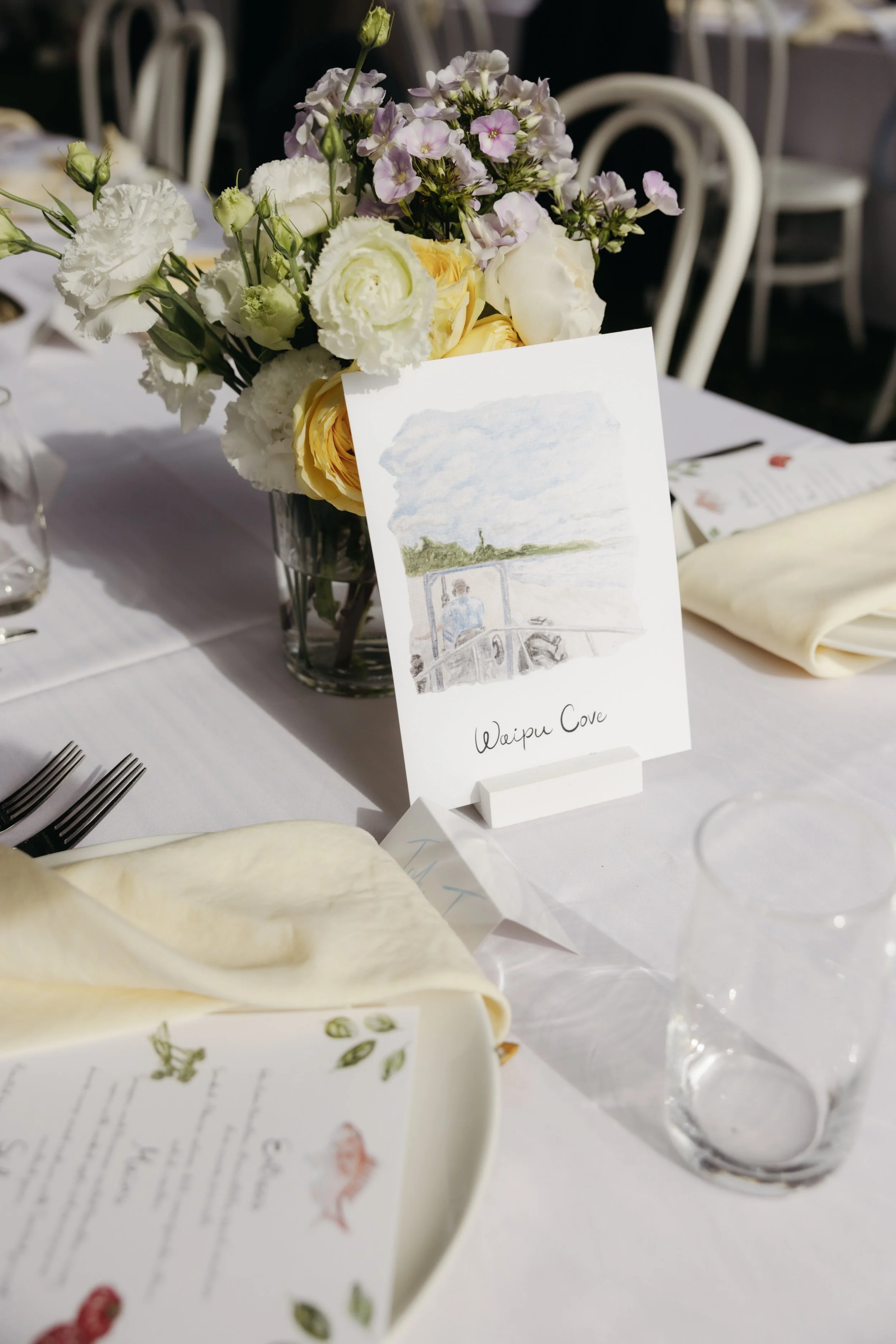 T & T Table Names  |  210 x 148mm  |  Savannah Walker Photography