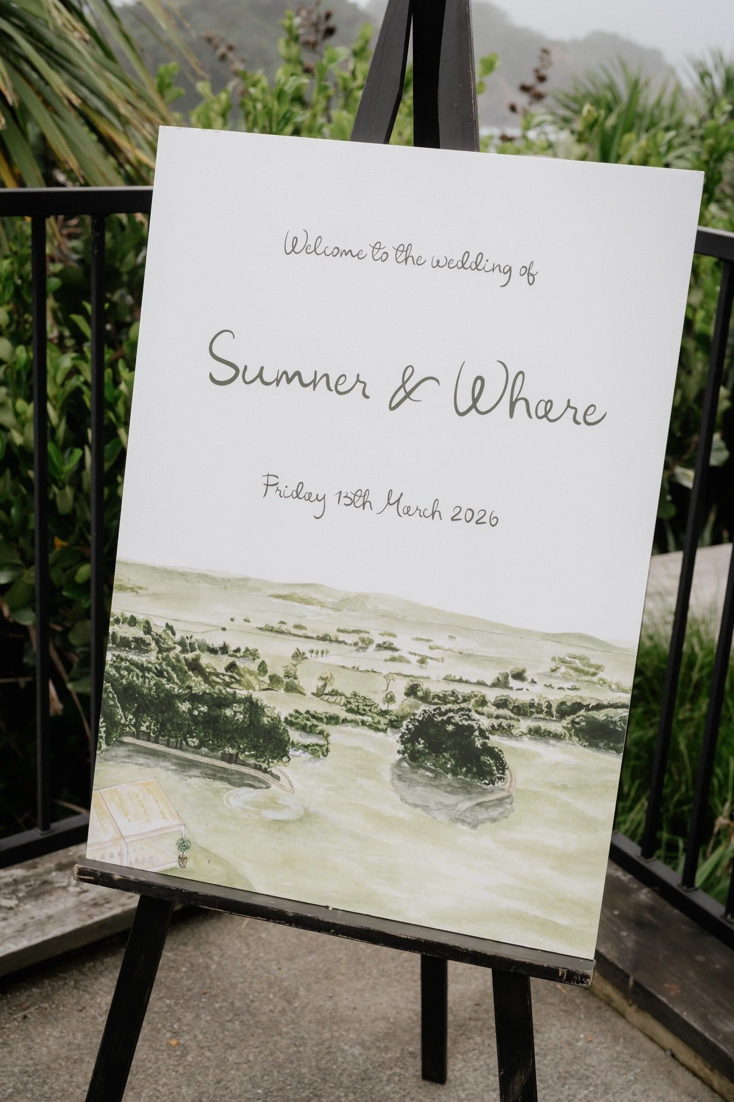 S & W Welcome Sign  |  A1  |  Valo Photo & Cinema