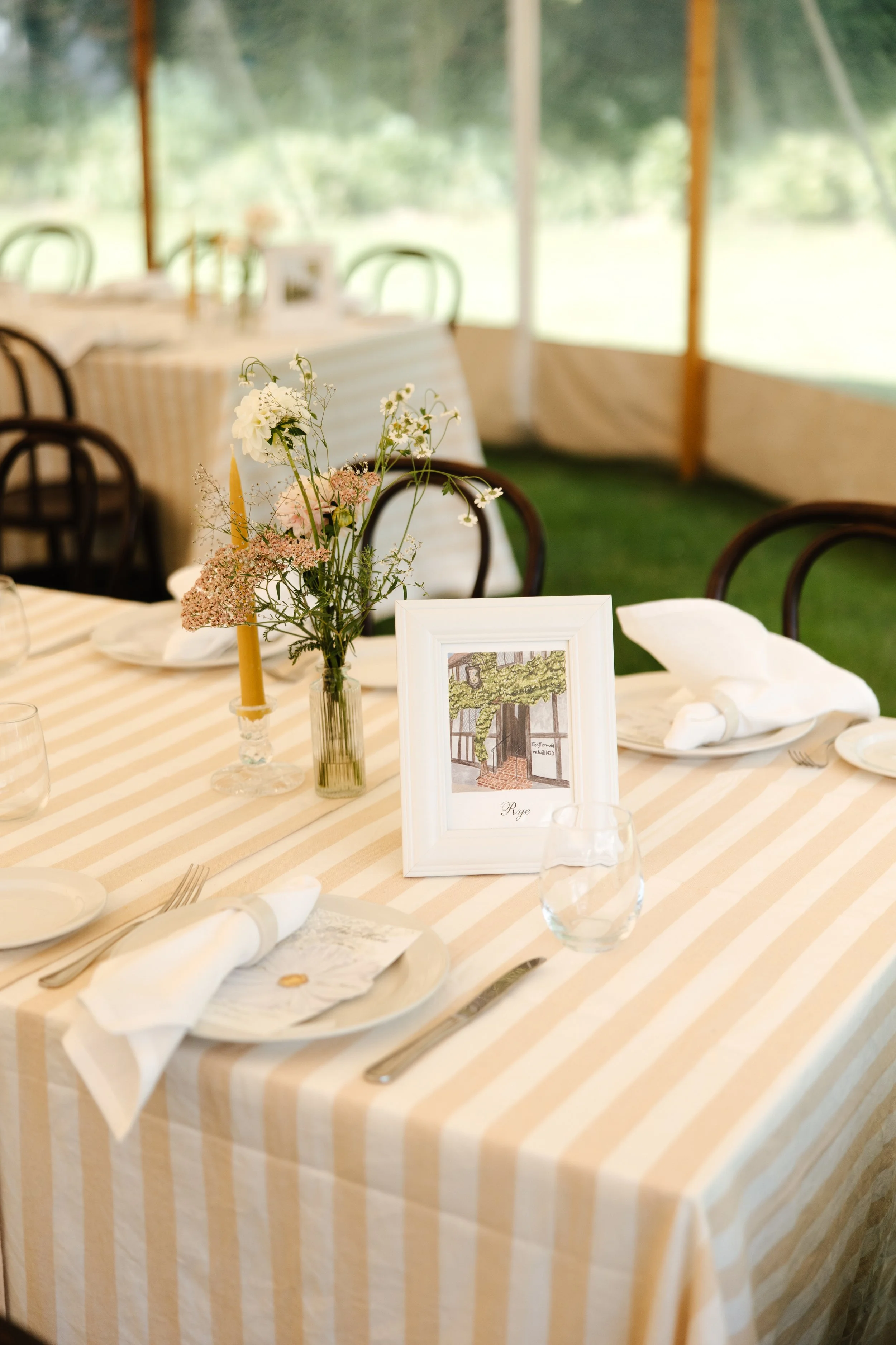 H & T Table Names  |  127 x 178mm  |  Grey Area Productions